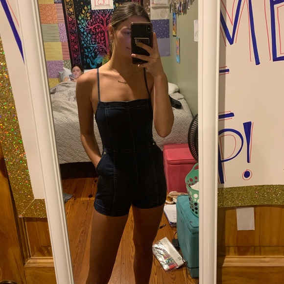 Blue Jean one piece - Picture 1 of 3